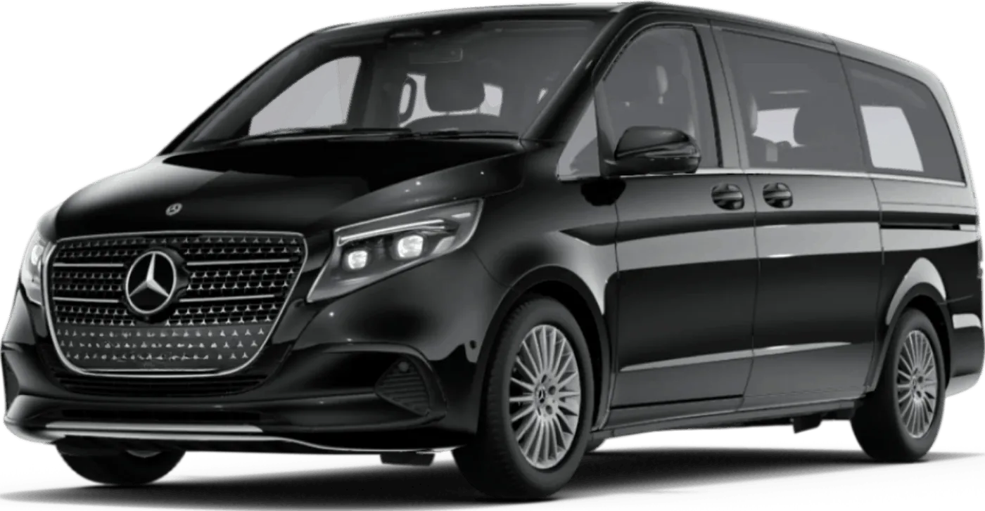 Mercedes V-Class premium van for group transfers from Milan airports
